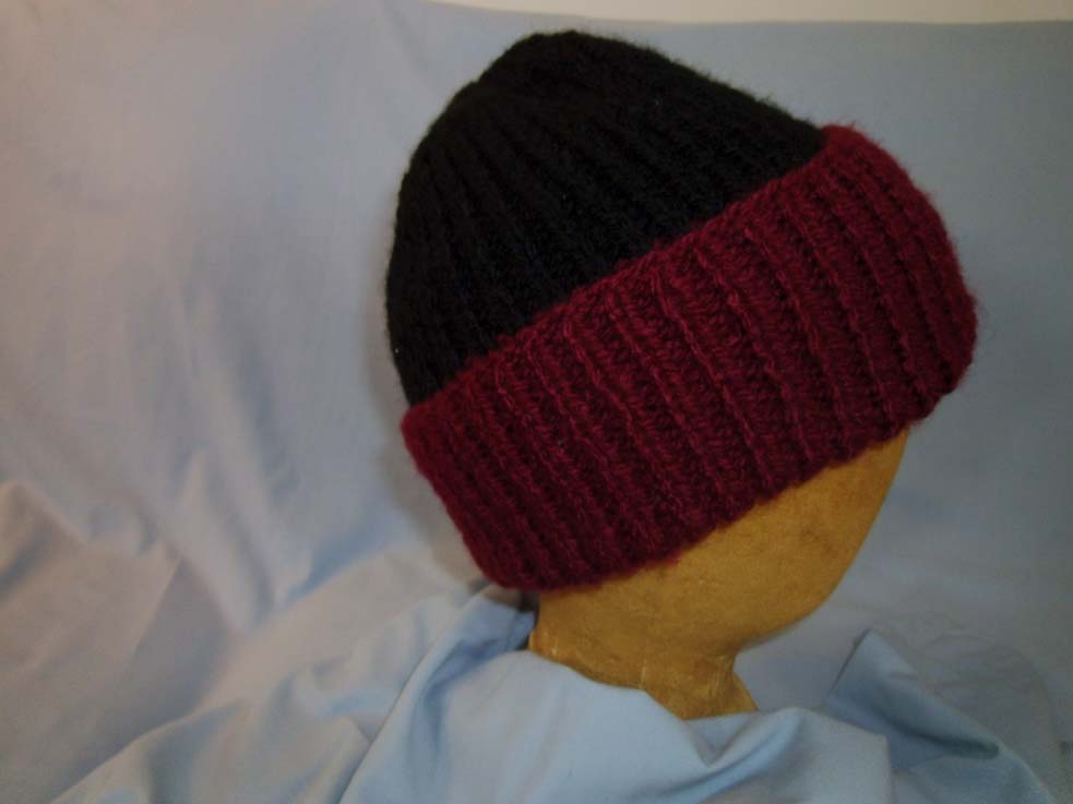winter white mohair beanie