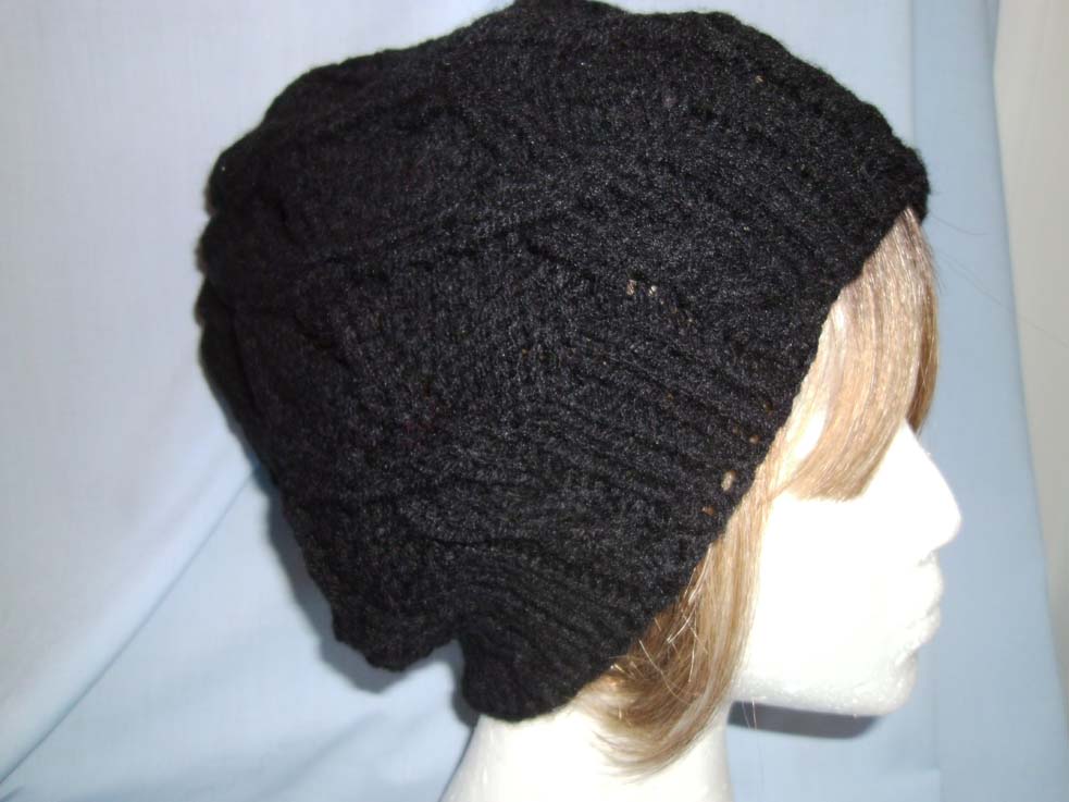 shell stitch beanie