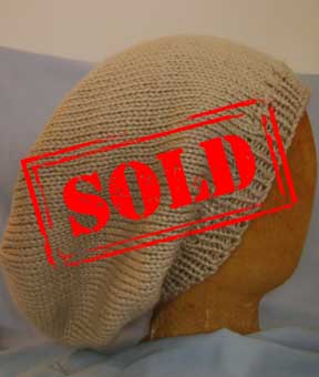 beige slouch hat