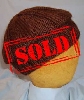 brown slouch hat